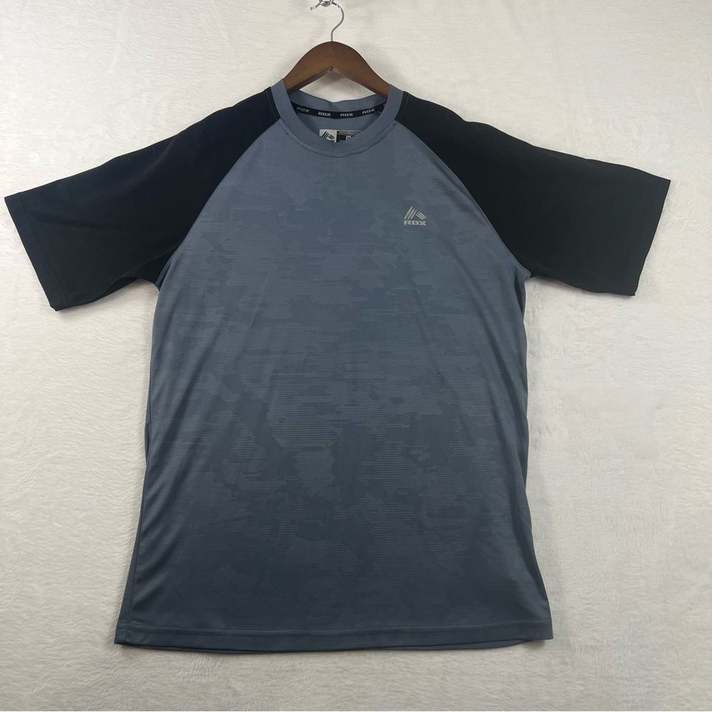 RBX Men's Blue and Black Shirt size Medium
